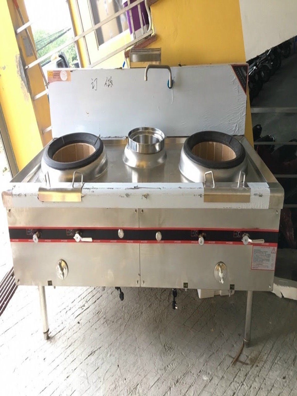 Bếp A 2 Họng Quạt Thổi